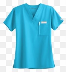 Butter - Soft Scrubs By Ua Unisex One Pocket Top M Turquoise V Neck Emoji,Womens Plus Size Womens Emoticon Dress 3x