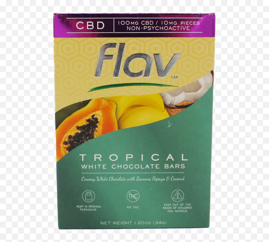 Flav Chocolate Bars Tropical U2013 Blis - Horizontal Emoji,Papaya Emoji