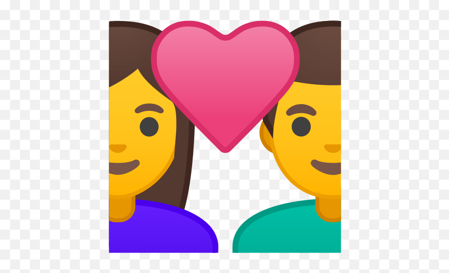 U200du200d Couple With Heart Woman Man Emoji Meaning And - Boy Girl Heart Emoji,Emoji With Heart