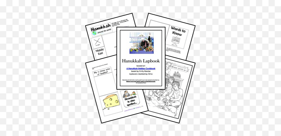 Hanukkah Lapbook U2013 Homeschool Share - Language Emoji,Hanukkah Emoticons For Twitter