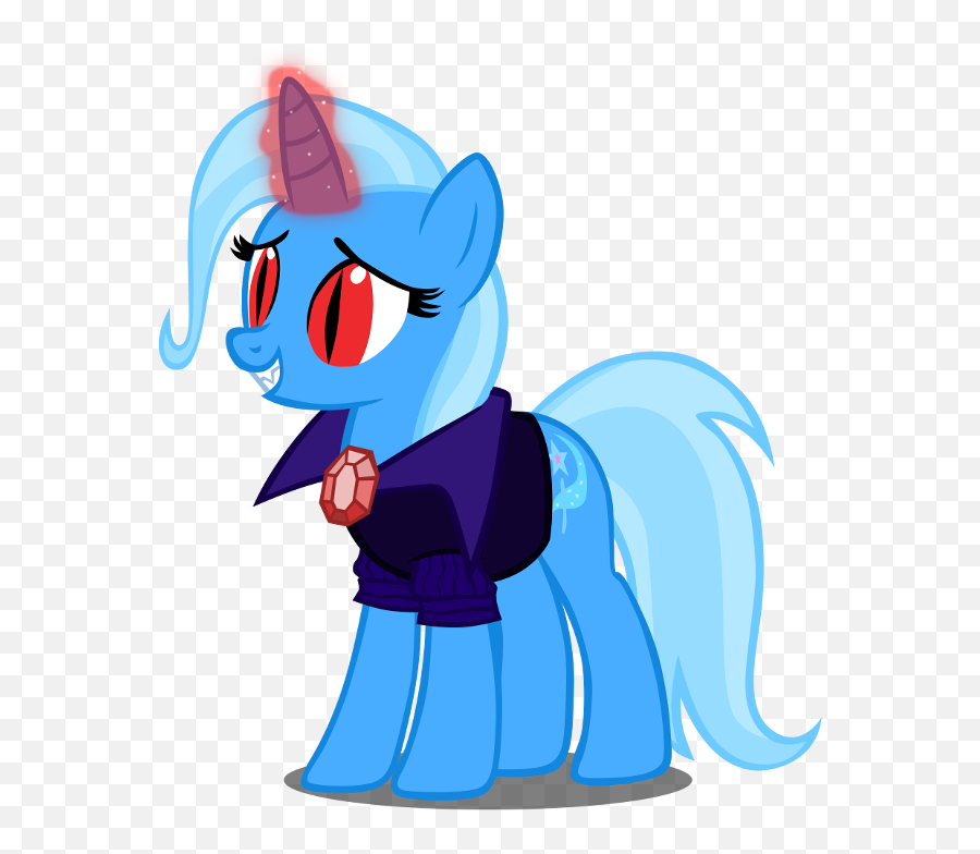 My Little Pony Dark Trixie Clipart - Mlp Trixie Alicorn Amulet Png Emoji,Mlp Pun Emoticon
