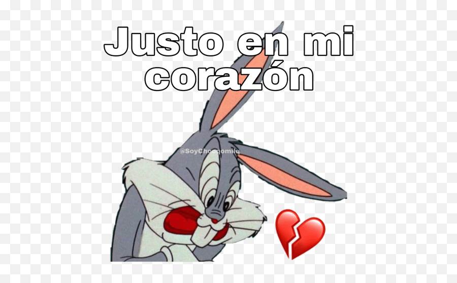 Bugs Bunny - Bugs Bunny Whatsapp Stickers Emoji,Bunny Heart Emoji