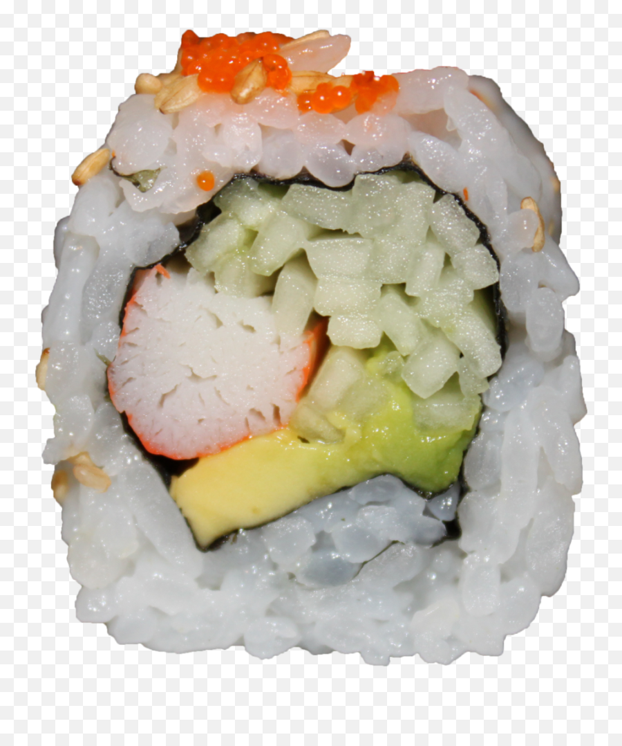 Sushi Transparent Background - California Roll Sushi Transparent Emoji,Whatsapp Nigiri Sushi Emoticon
