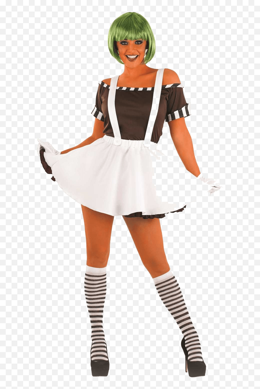 Womens Oompa Loompa Costume - Fancydresscom Oompa Loompa Costumes Emoji,Female Factory Worker Emoji