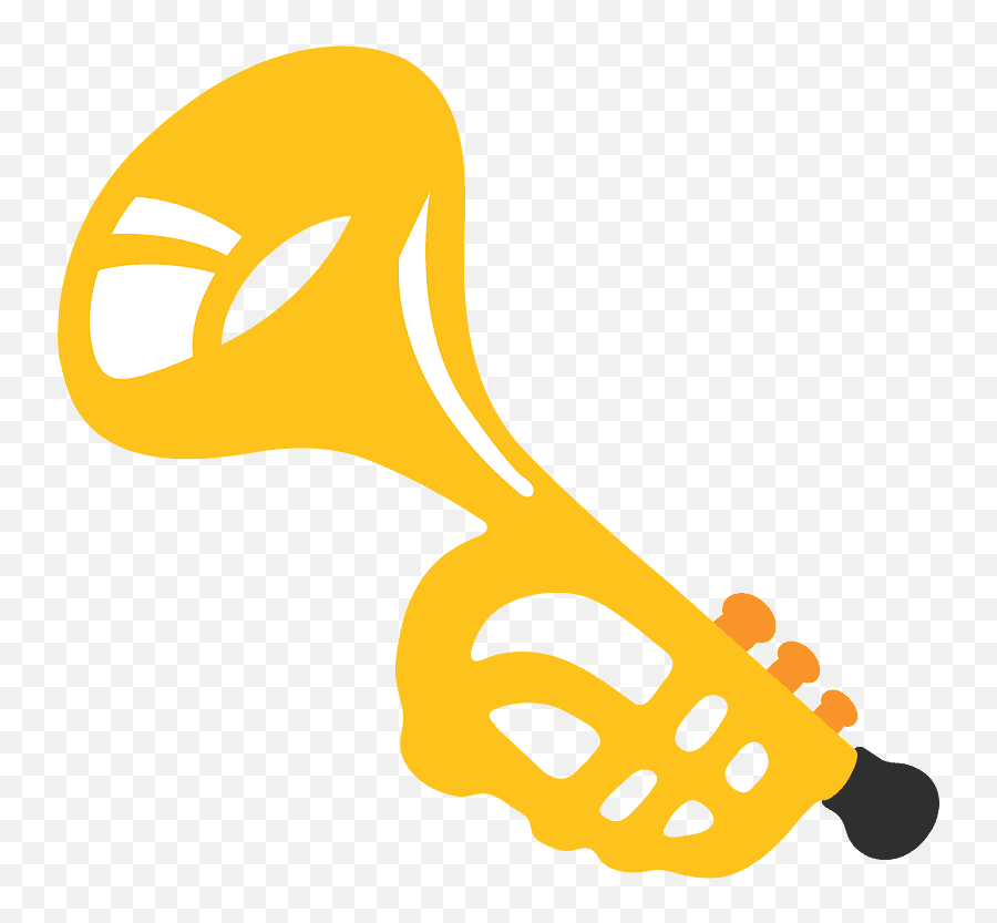 Trumpet Emoji Clipart - Emoji Tromba,Instrument Emojis