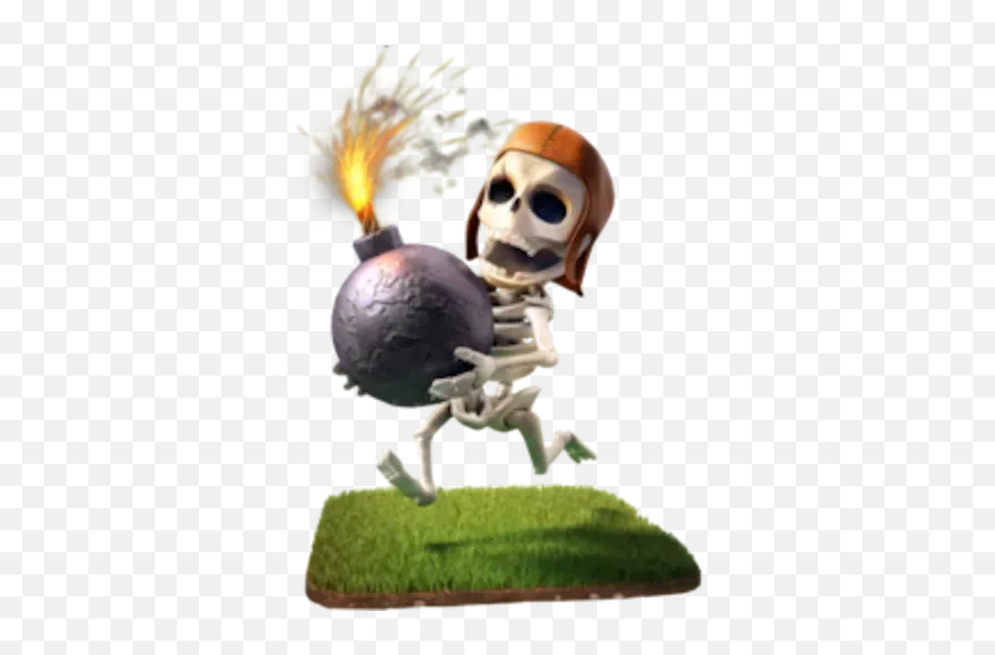 Clash Of Clans Sticker Pack - Clash Of Clans Wall Breaker Emoji,Skeleton Emoji Clash Royale