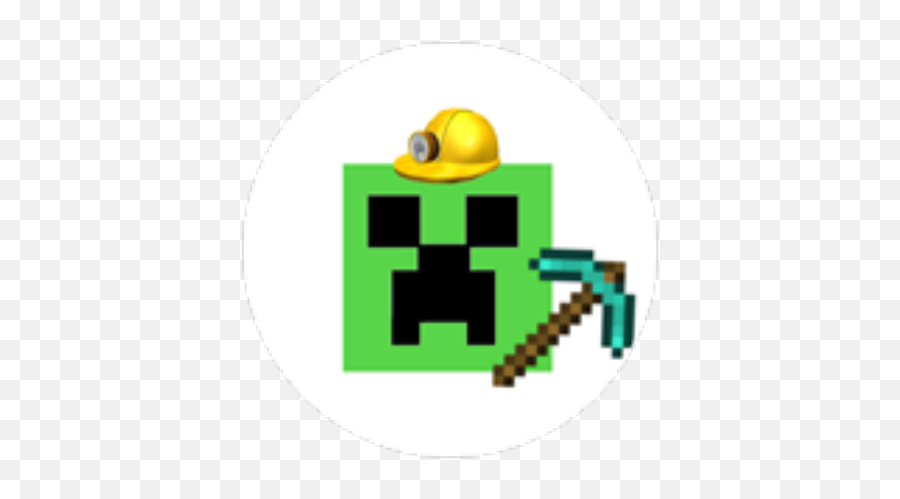Miner Creeper - Pico De Minecraft De Diamante Emoji,Miner Emoticon
