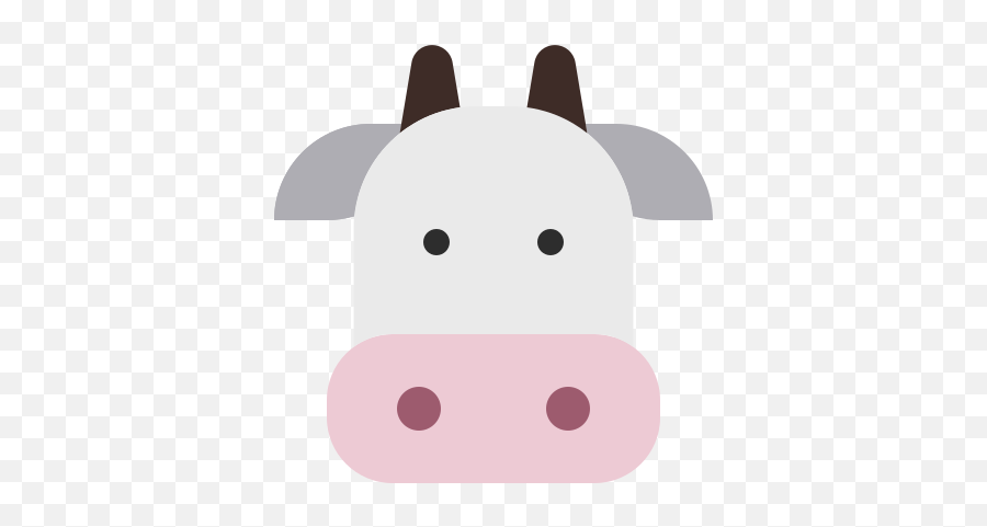 Cow Animal Free Icon Of Animal Flat Colors Emoji,Cute Little Cow Emoticon