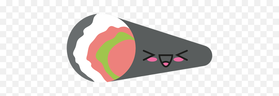 Kawaii Face Temaki Sushi Transparent Png U0026 Svg Vector Emoji,Summer Kawaii Emoticon
