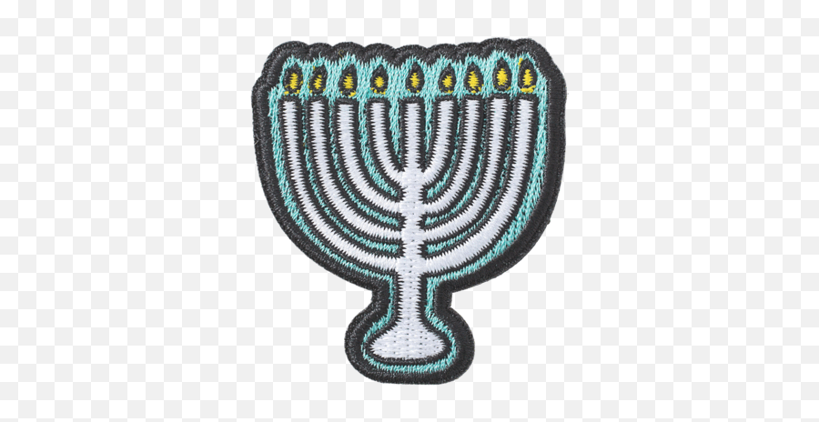 Patches - Menorah Emoji,Hannukah Emoji