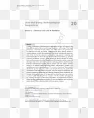 Pdf Child Well - Being Anthropological Perspectives Jed Emoji,Aviezer Body Language Emotions