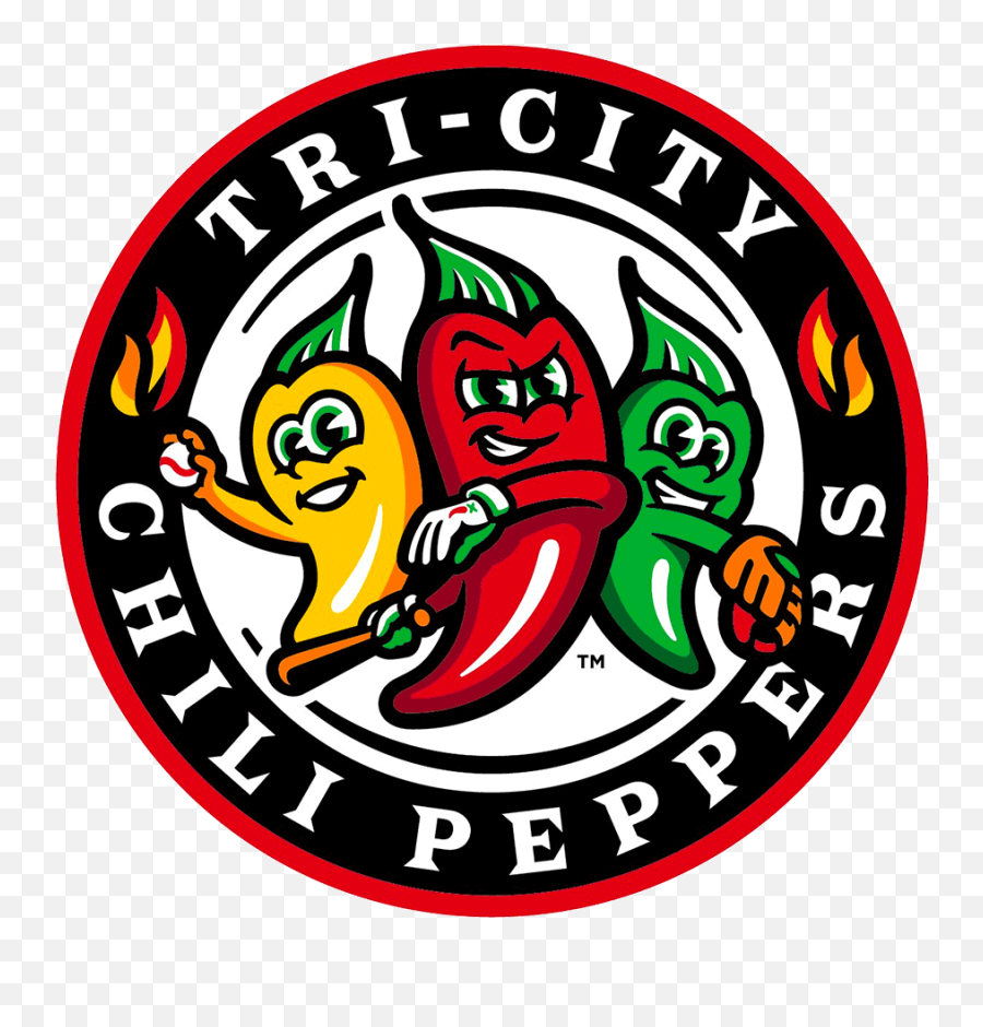 Tri - City Chili Peppers Primary Logo Coastal Plain League Emoji,Chili Emoji Copy And Paste
