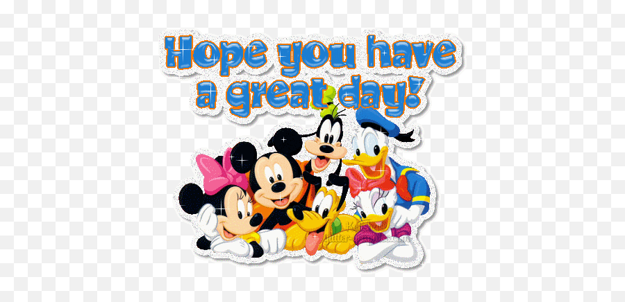 Hope You Have A Great Day Funny 1 - Good Afternoon Mickey Mouse Gif Emoji,Have A Nice Day Emoji