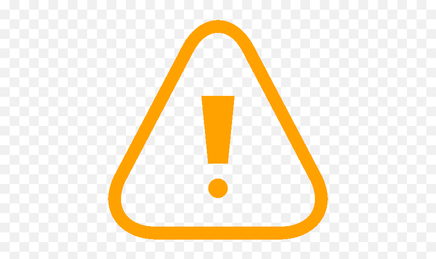Yellow Caution Triangle Warning Sign Icon Free Png Citypng Emoji,Caution Sign Emoji