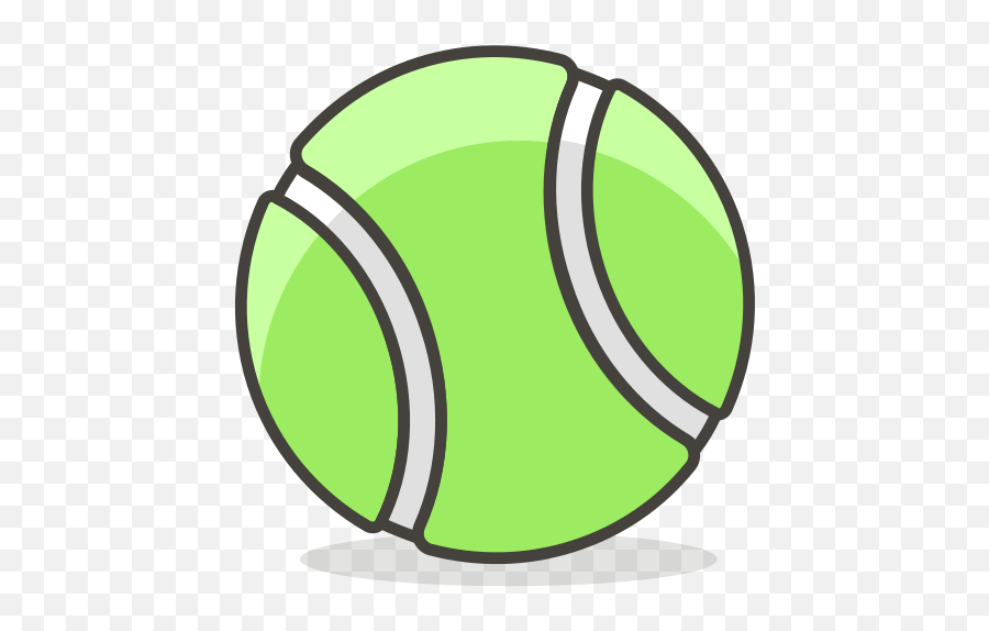 Tennis Ball Free Icon Of Another Emoji Icon Set - Icono De Pelota De Tenis,Ball Emoji