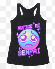 Emoji Racerback Tank Tops - Active Tank,Wave Emoji Shirt
