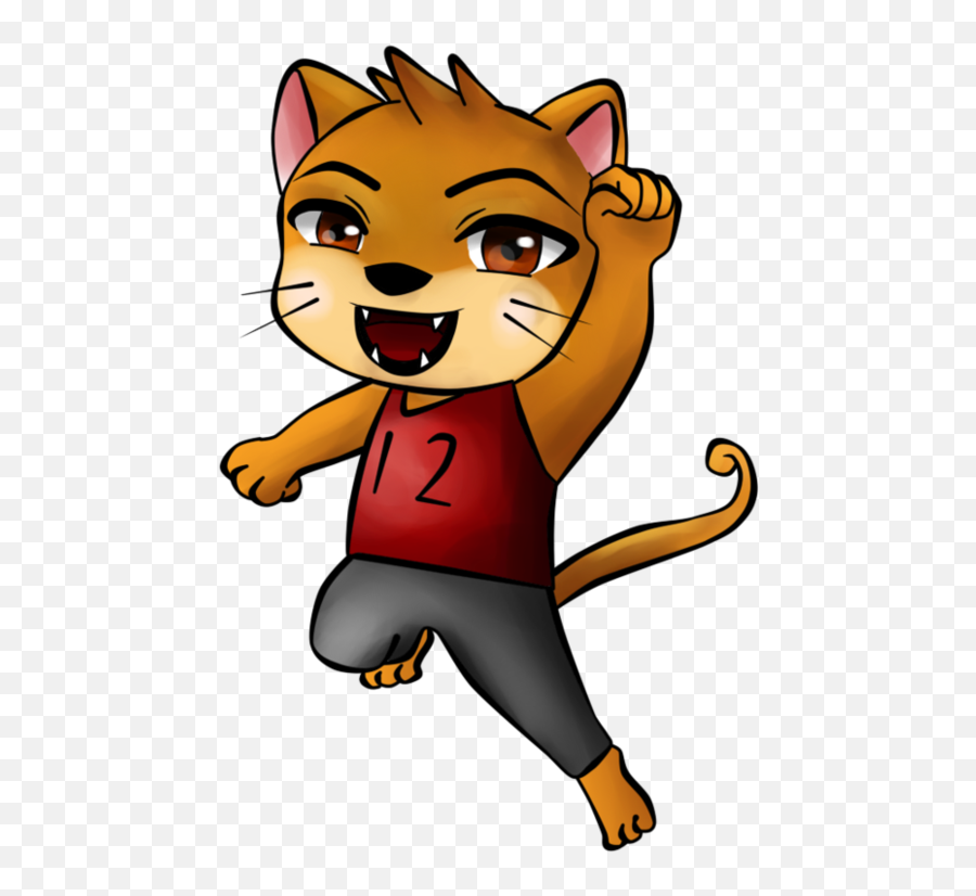 Cougar Clipart Png - Cougar Cartoon Clip Art Emoji,Wsu Cougar Emoji