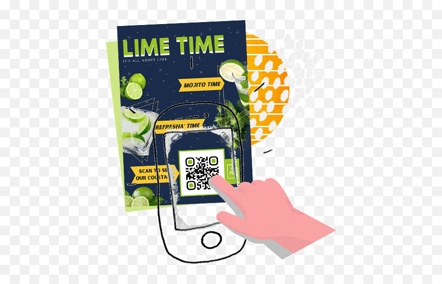 Qr Code Menu For Hotels - Qr Code Generator Uqrme Menu Qr Code Gif Emoji,Mojito Emoji