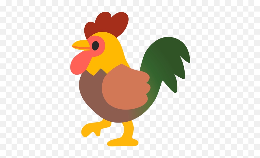 Rooster Emoji - Chinese New Year Ox Emoji,Chicken Emoji