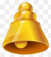 Gold Wedding Bells Png - Bell Gif Png Emoji,Wedding Bells Emoji