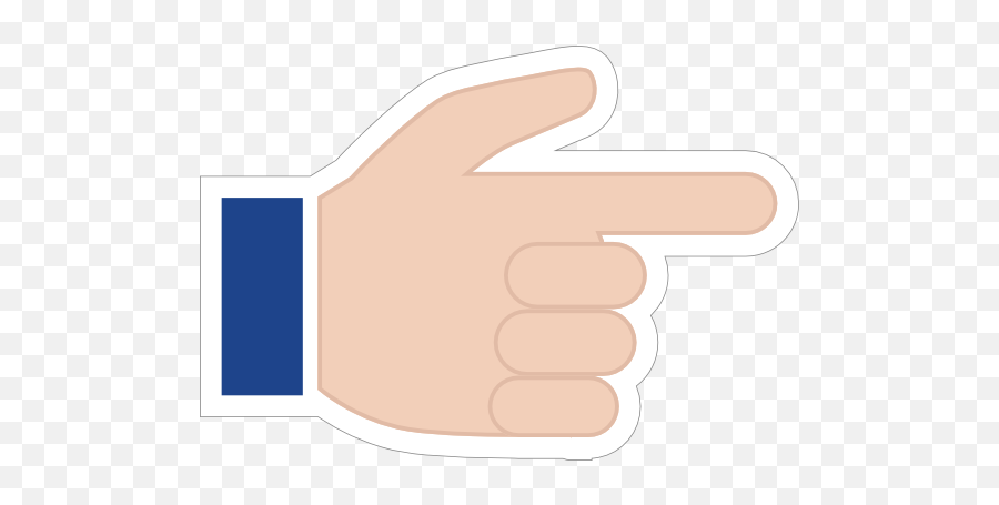 Hands Pointing With Thumb Up Emoji Sticker - Sign Language,Thumb Up Emoji