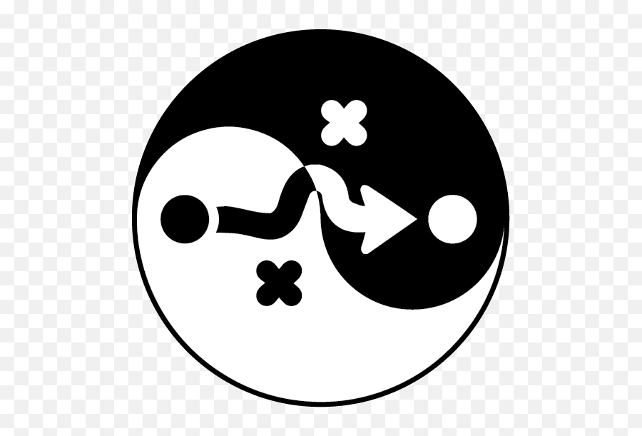 Martial Arts U2022 Fighting Science U2022 22 U2022 Yin Yang Of - Dot Emoji,Yin & Yang Emoji