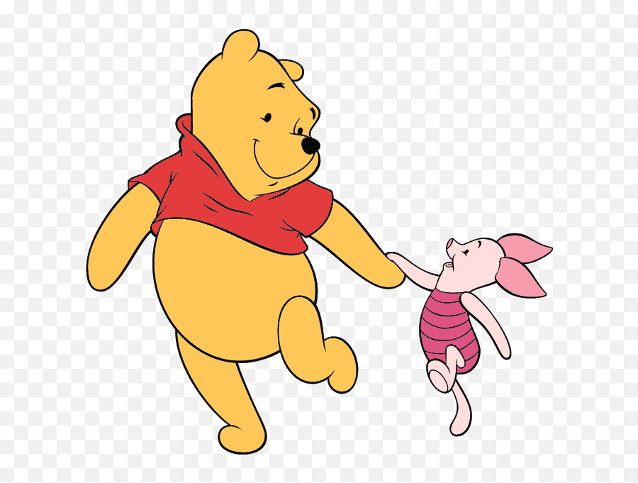 Hugging Clipart Character Winnie The Pooh Hugging Character - Winnie The Pooh And Piglet Emoji,Eeyore Emoticon