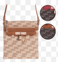 Lock Chain Patterned Crossbody Bag - Stylish Emoji,Emoji Crossbody
