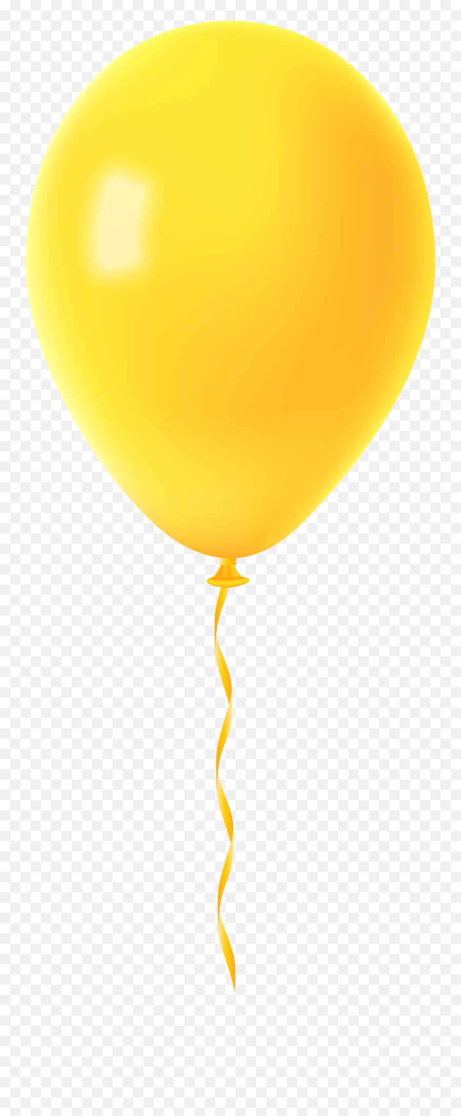 Portable Network Graphics - Yellow Balloon Png Clipart Emoji,Black Balloon Emoji