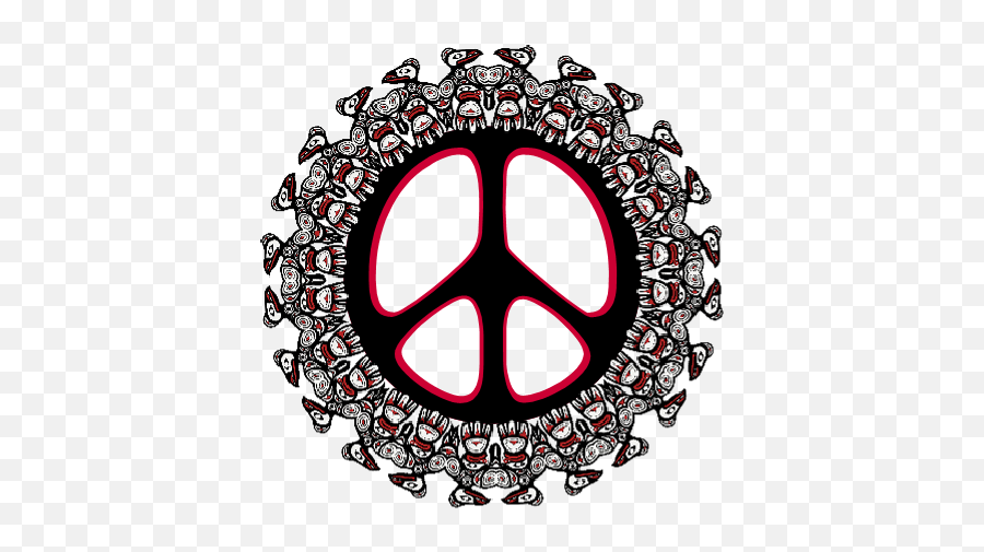 Clip Art 1 Native American Inspired - Fondos Negro Y Blanco Mandalas Emoji,Emoticons Peace Symbol