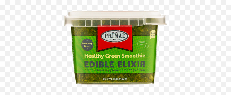 Primal Pet Foods Edible Elixir Immunity - Primal Elixir Healthy Green Smoothie Emoji,Emotion Ship Elixir