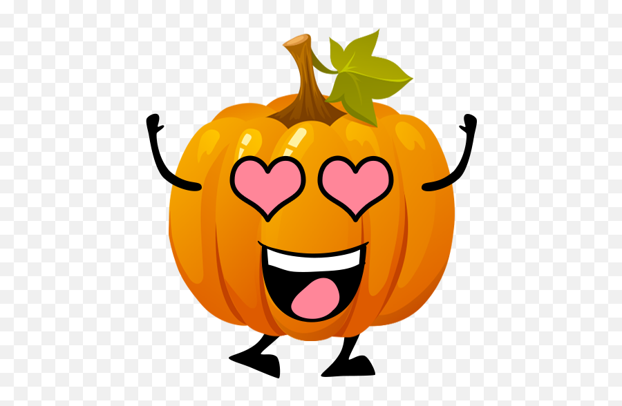 Fun Halloween Pumpkin Sticker By Beijing Mavericks Link - Pumpkin Name Generator Emoji,Ghost Emoji Pumpkin Carving