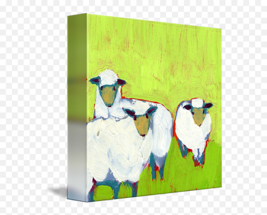 Flock Of Sheep By Jennifer Lommers - Grassland Emoji,Sheep Emoticon Tumblr