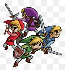 Four Sword - Zelda Four Swords Adventures Links Emoji,Link 4 Swords Emotions