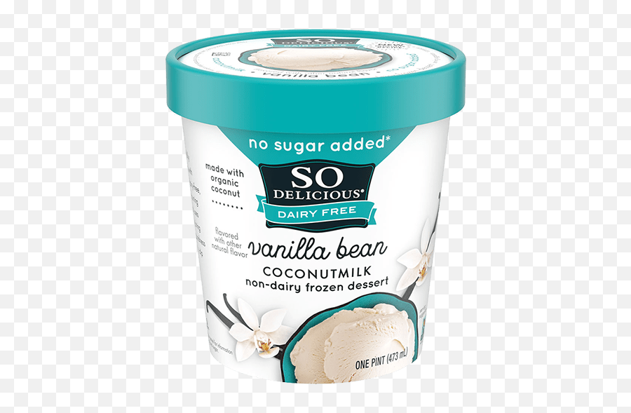 No Sugar Added Vanilla Bean Coconutmilk - So Delicious No Sugar Added Emoji,Sugar & Spice Emoji