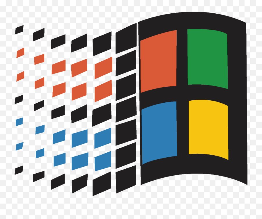 Transparent Windows Xp Logo Png - Logo Windows 95 Icon Emoji,Twitch Tv Shia Labeouf Emoticon