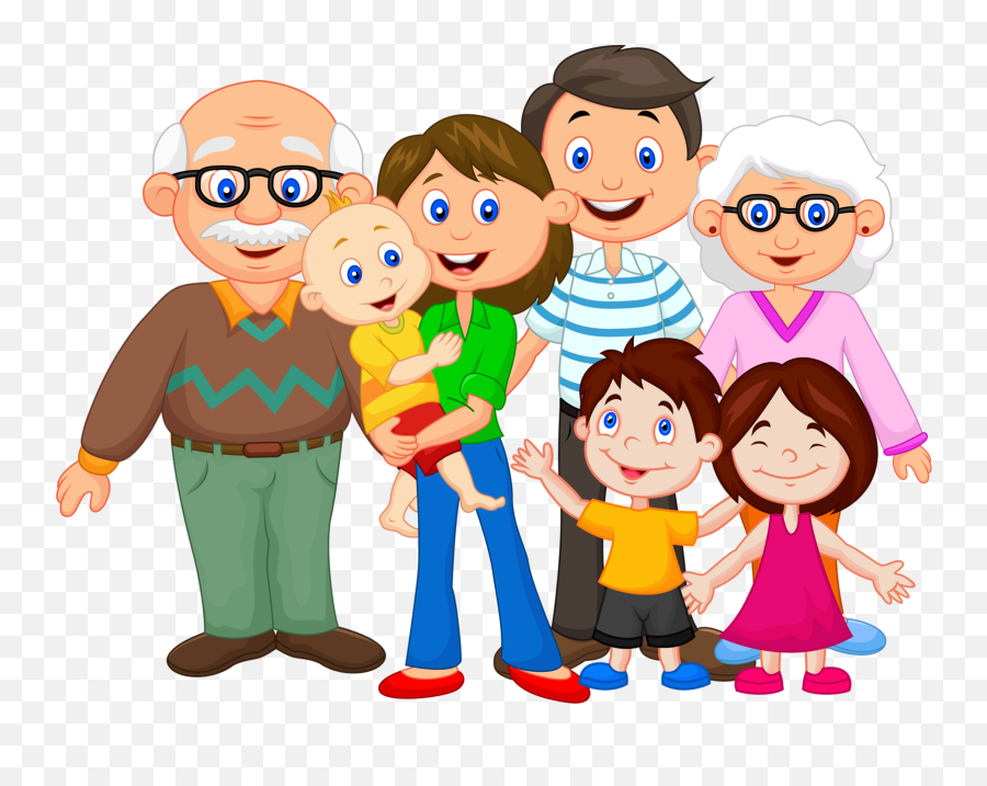 Adjectives - Family Clipart Png Emoji,Extended Family Emojis