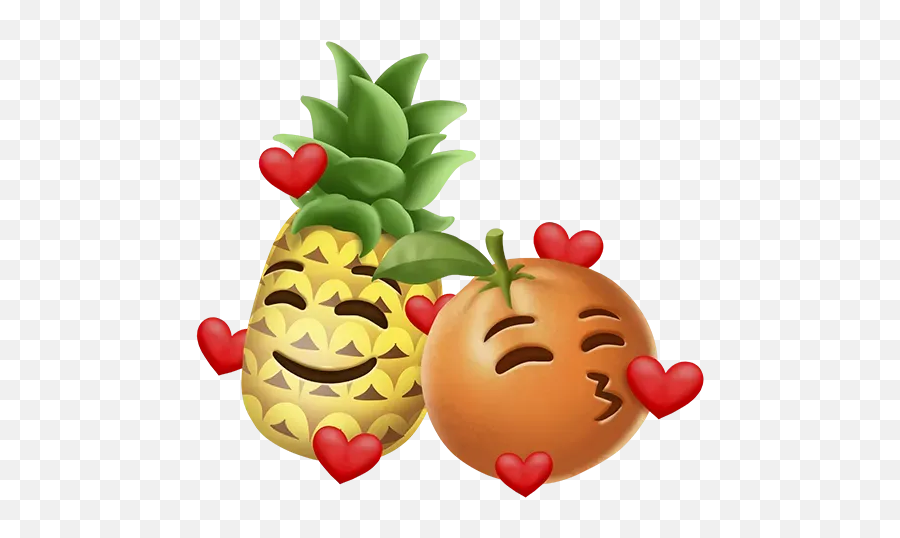 Mix De Frutas Emoji 10 Figurinhas Para Whatsapp - Happy,Emoji Frutas