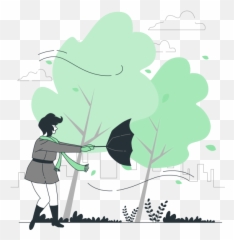 Windy Day Customizable Cartoon - Sketch Emoji,Windy# Emoticon