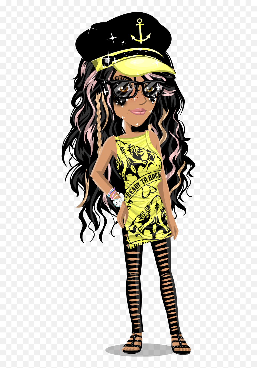 Download Hd Her Hair Outfit Ideas Movie Star Planet Movie - Movie Star Planet Black Emoji,Movie Star Emoji