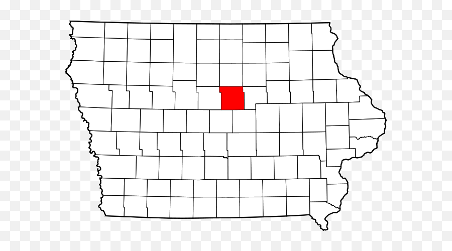 Map Of Iowa Highlighting Hardin - Iowa County Map Davenport Emoji,Hardin & Larsen (2014, Emotion)