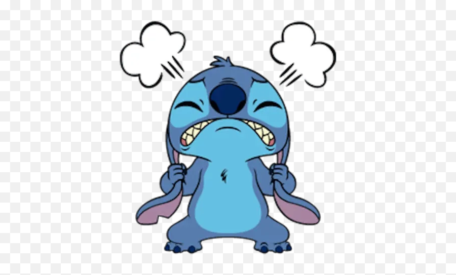 Stitchu201d Stickers Set For Telegram - Mignon Stitch Dessin Facile Emoji,Facebook Stitch Emoticon