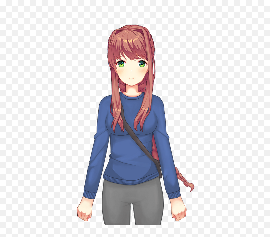 Monika Monika Monika Monika Ddlc - Monika Ddlc Casual Outfit Emoji,Doki Doki Literature Club Emojis