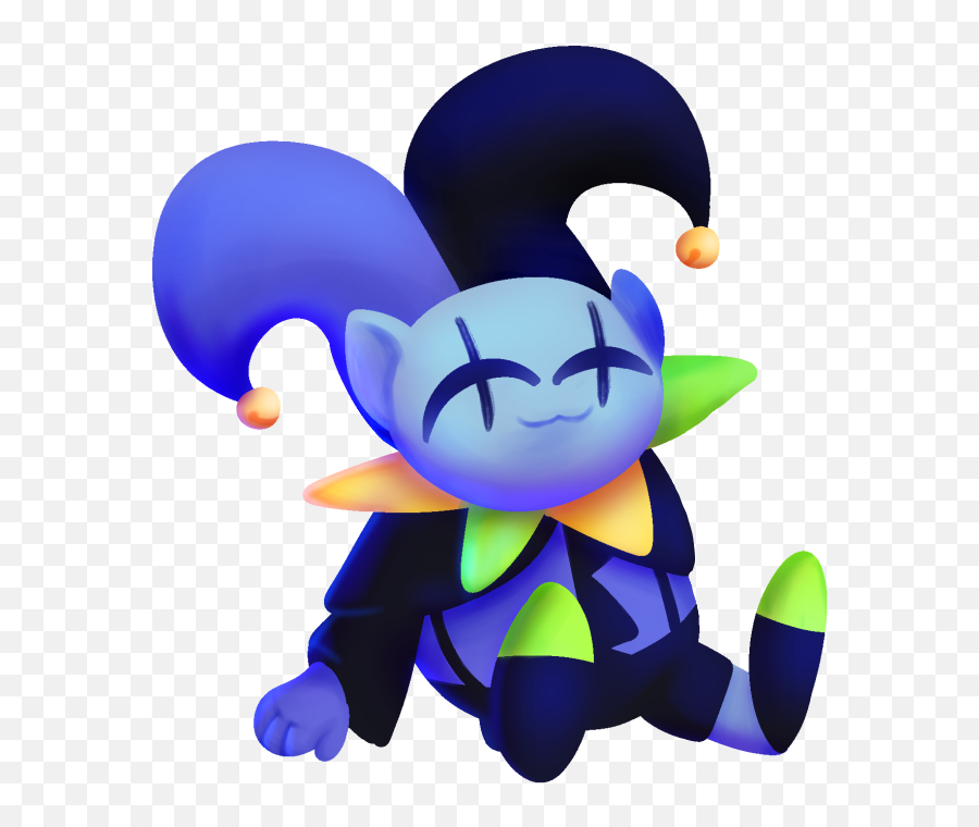 Jevil Deltarune Flips The Bird Forum - Fictional Character Emoji,Emoticon Flipping The Bird