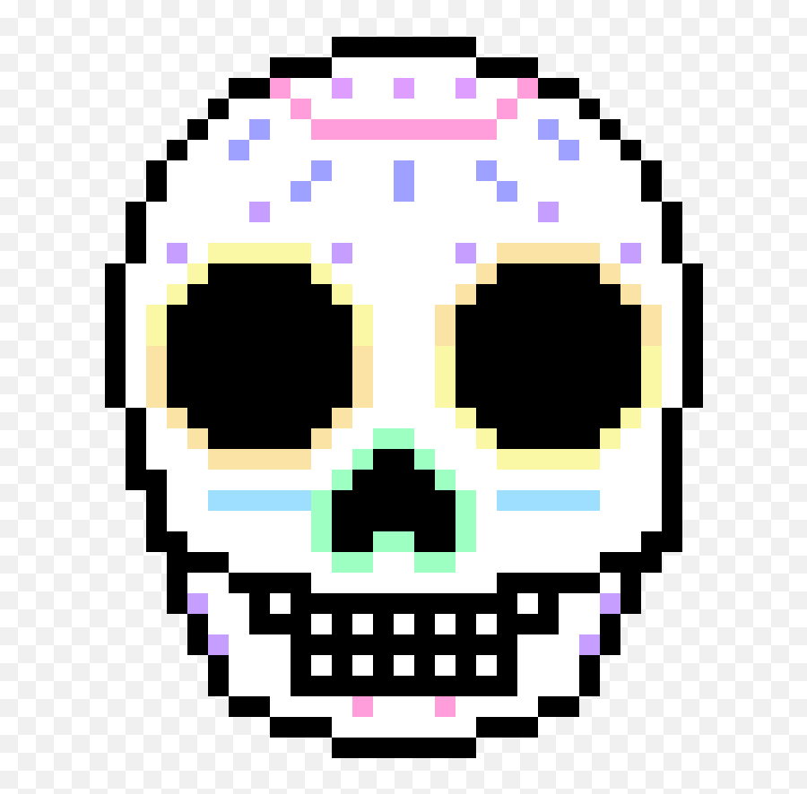 Pixilart Emoji,Sugar Skull Emoticon