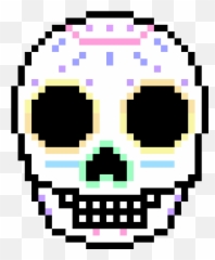Pixilart Emoji,Sugar Skull Emoticon