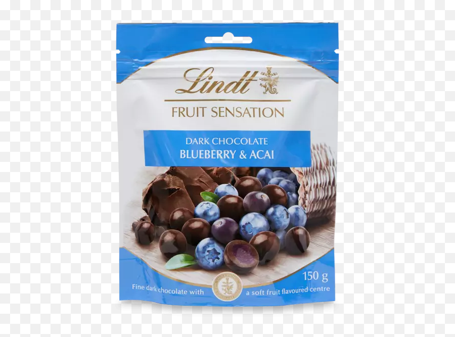Lindt Fruit Sensation Blueberry U0026 Acai 150g - Confiserie Du Emoji,Lindt Hello Emojis