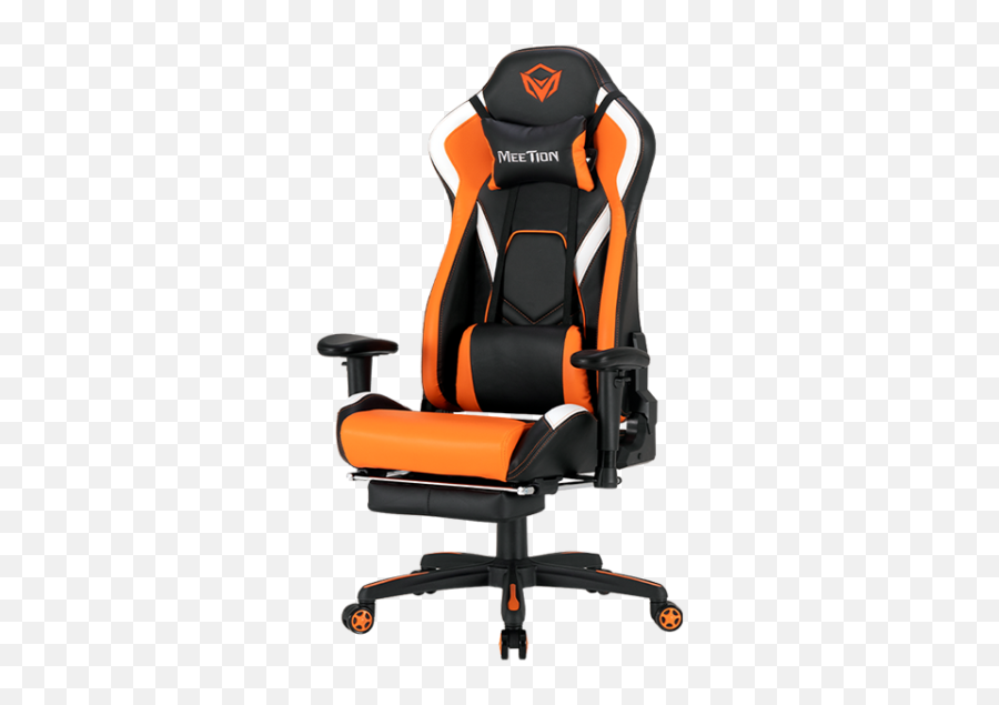 Meetion Chr22 Leather Reclining Gaming E - Sport Chair With Footrest Emoji,Emoticon Armrest