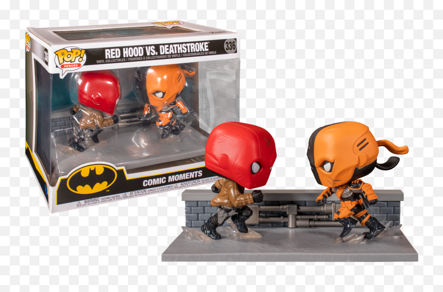 Funko Pop Deathstroke - Red Hood Vs Deathstroke Comic Emoji,Deathstroke Cartoon Emoticon