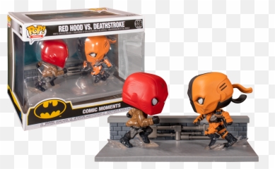 Funko Pop Deathstroke - Red Hood Vs Deathstroke Comic Emoji,Deathstroke Cartoon Emoticon
